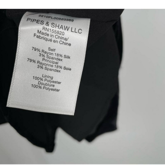 VERONICA BEARD Toki Ruched Black Velvet Mini Dress Size 10 NEW WITH TAG - Picture 7 of 7